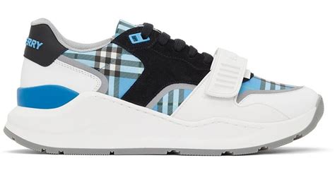 grey burberry sneakers|burberry blue sneakers.